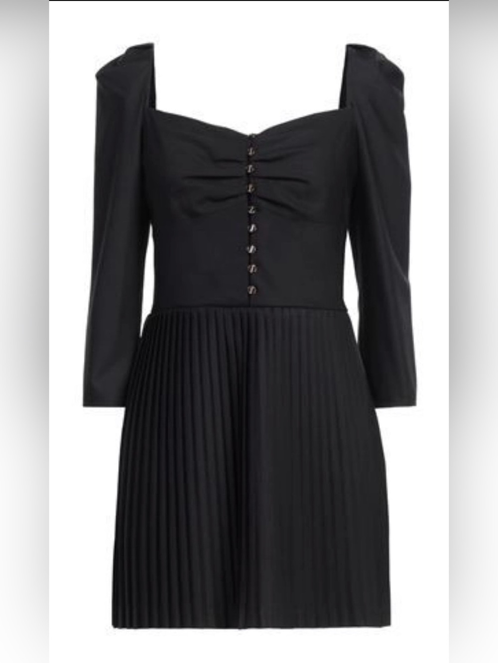 NWT The Kooples Pleated Wool Mini Dress